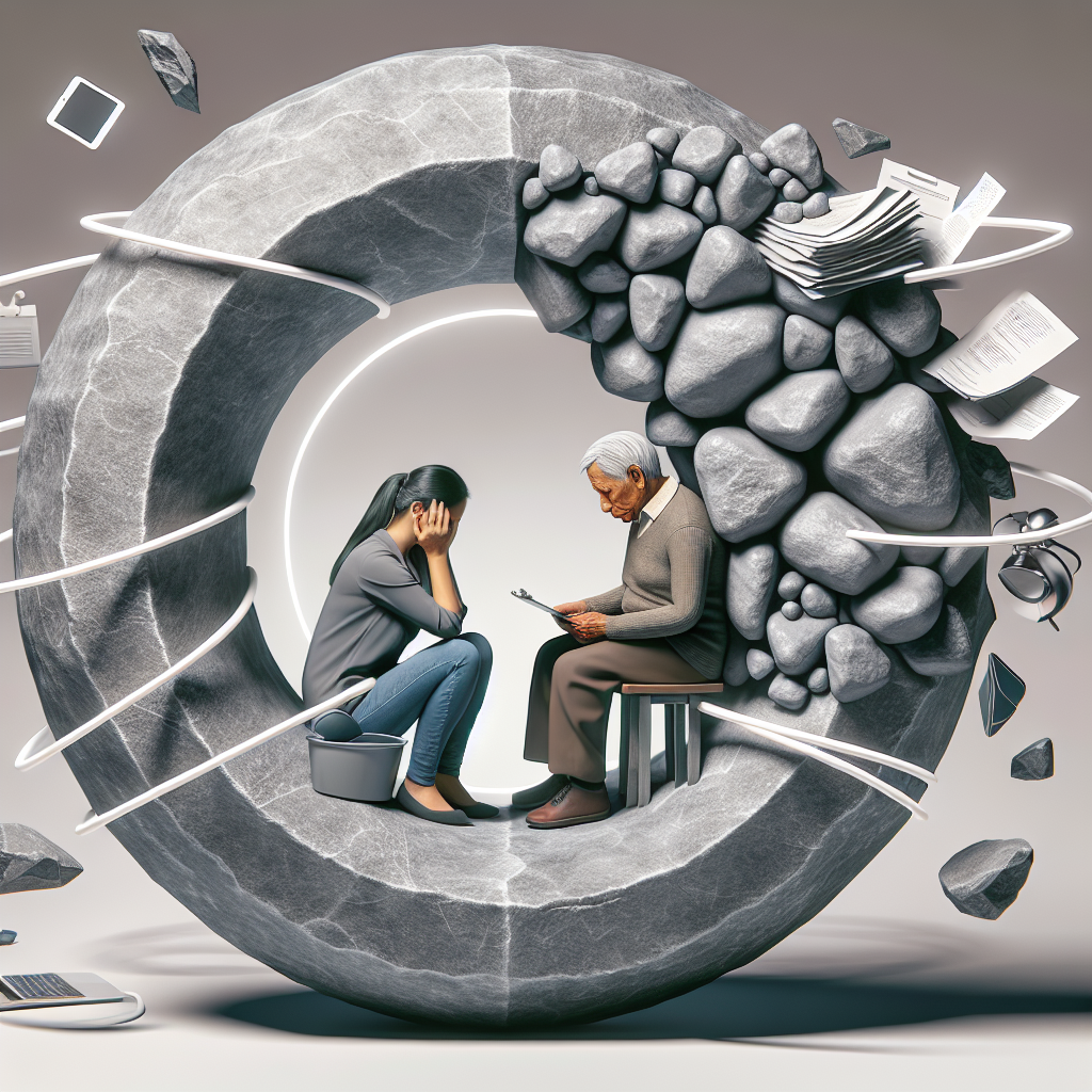 The difficulties in setting and maintaining boundaries within the caregiving relationship.