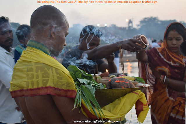 Invoking Ra The Sun God A Trial by Fire in the Realm of Ancient Egyptian Mythology