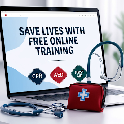 Save Lives with Free Online Training: CPR AED and First Aid Certification